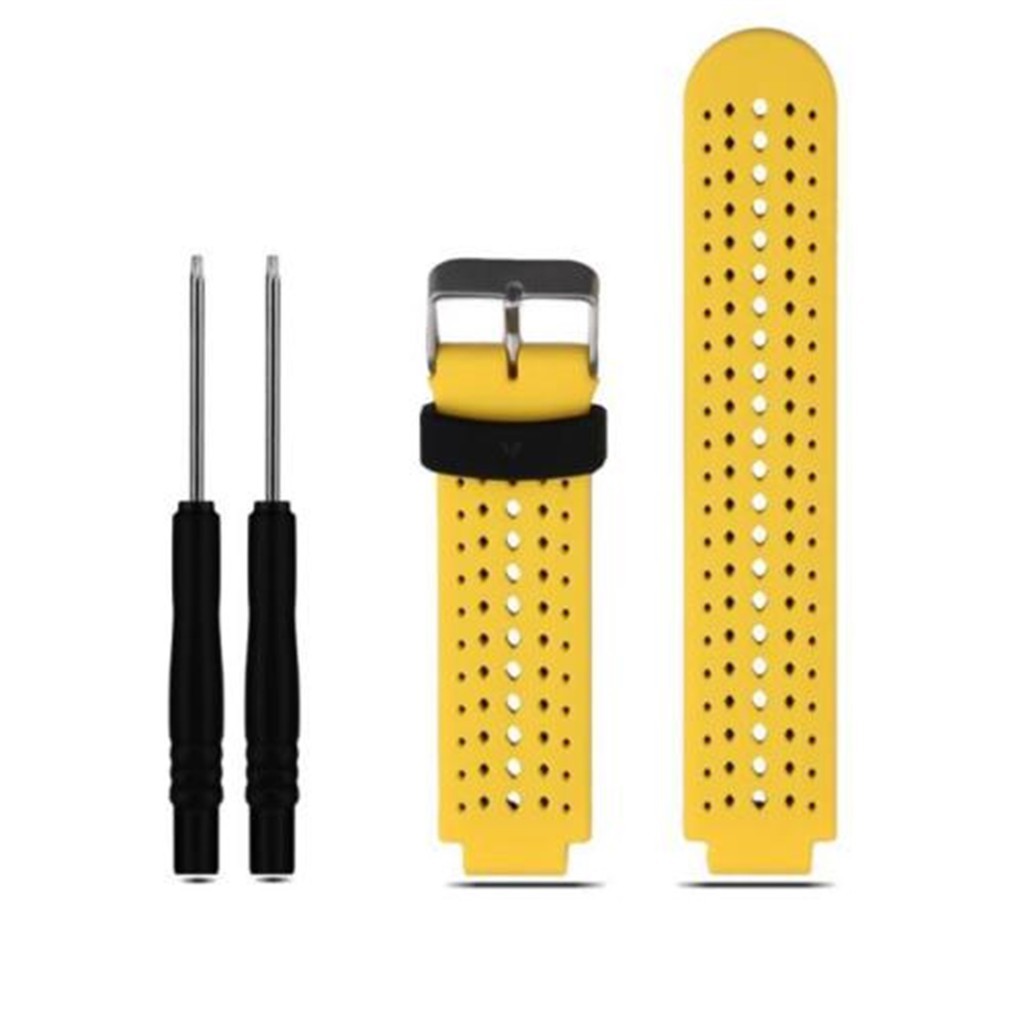 Dây đeo silicon cho đồng hồ thông minh Garmin Forerunner 220 230 235 620 630 735