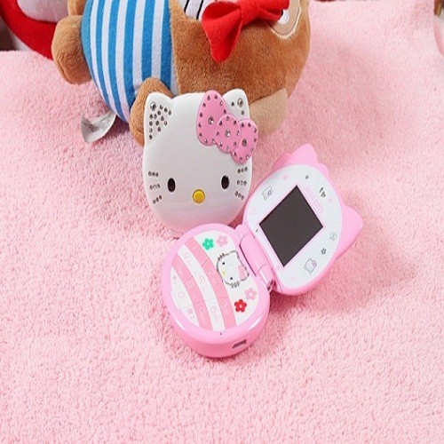 Điện thoại hello kitty T99 mini nắp gập thời trang