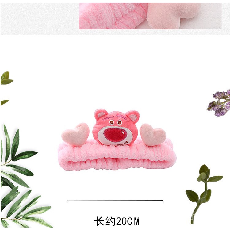 Băng Đô Cài Tóc Mặt Nạ Rửa Mặt Hình Gấu Hoạt Hình Chip 'n' Dale Nhồi Bông Dễ Thương Cho Bạn