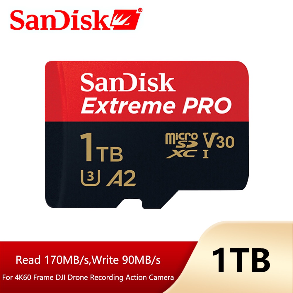 SANDISK GOPRO Thẻ Nhớ micro sd 64GB 128GB 1TB class 512G class 10 carao de memoria U3 A2 V30 1TB tf