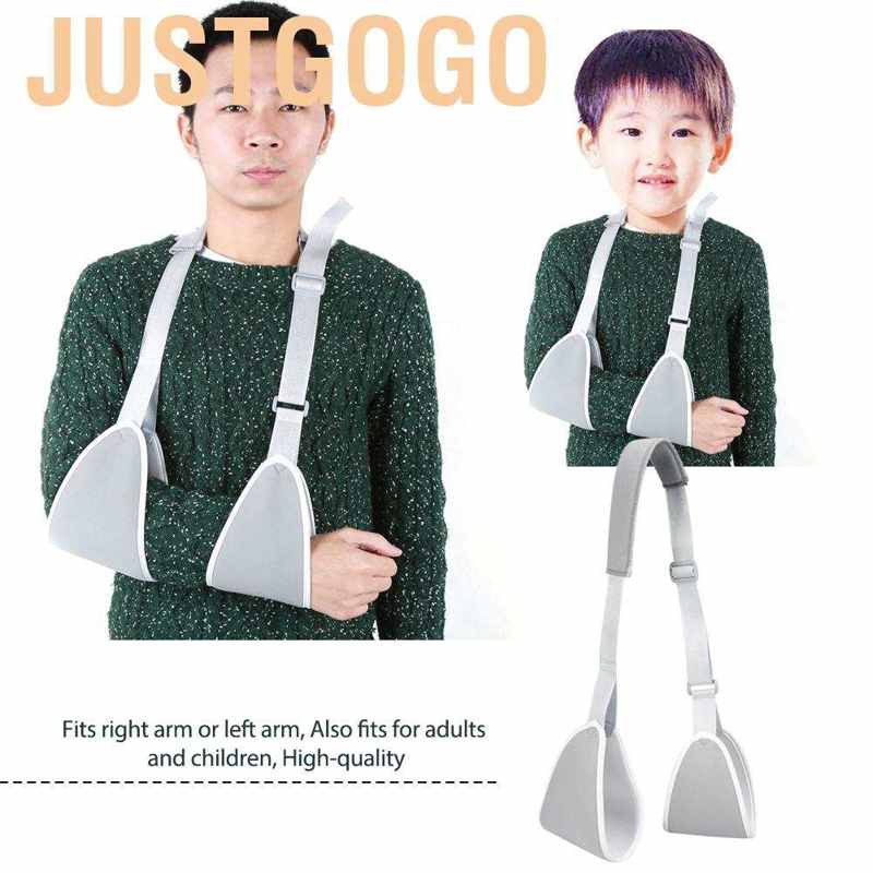 Adjustable Medical Shoulder Arm Strap Sling Swathe Brace Reinforced Immobilizer Broken Forearm