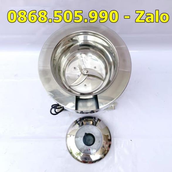 Máy xay thịt làm giò chả có bao đá 2kg mỗi mẻ