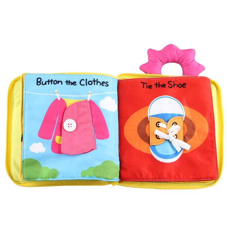 Sách Vải Mềm Phát Triển Theo Phương Pháp Montessori Cho Bé