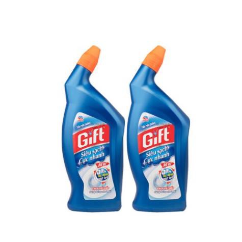 Lốc 2 Chai Nước Tẩy Nhà Tắm Gift Siêu Sạch 600ml