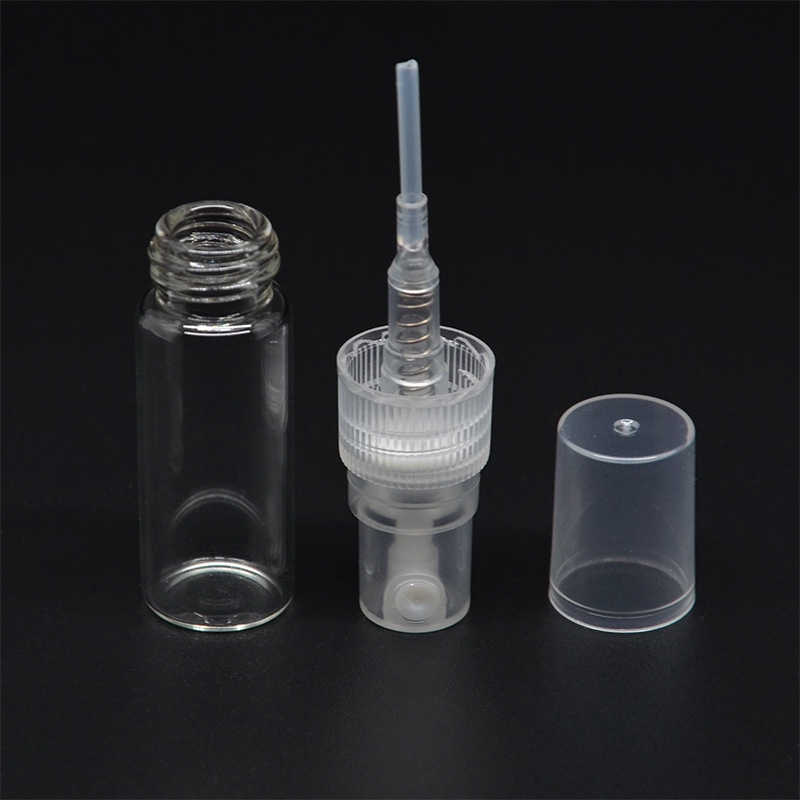 [Hàng mới về] Set 5 lọ rỗng bằng thủy tinh đựng mỹ phẩm cầm tay tiện dụng cho du lịch