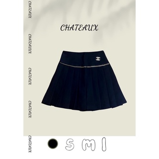 Chân váy xếp ly chateaux có đai xích