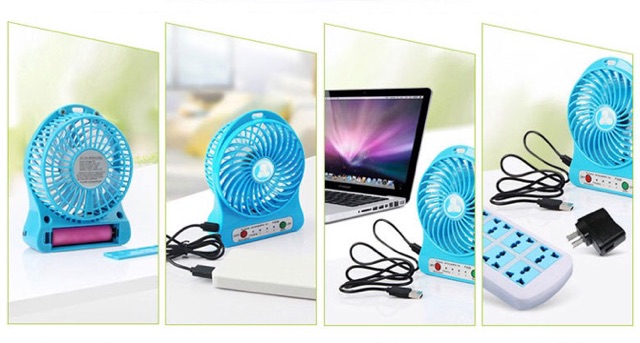 Quạt tích điện mini