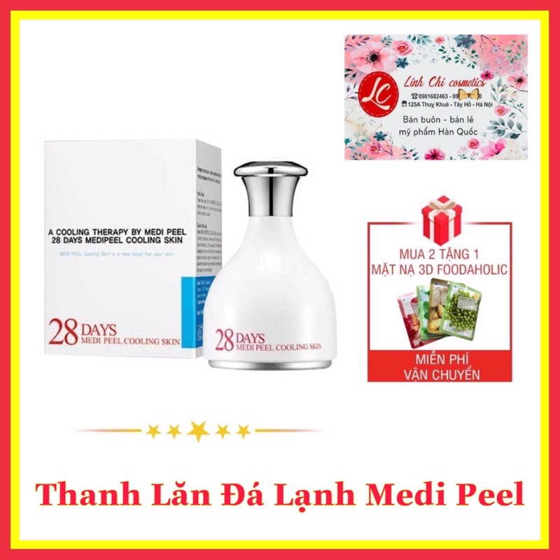 Thanh lăn đá lạnh Medi Peel Massage Nâng cơ, Se khít lỗ chân lông Medi peel 28 Days Cooling Skin