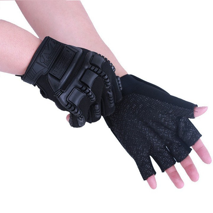 Găng tay tập Gym MPACT, tập tạ, thể thao chuyên nghiệp, Găng Tay Phượt, Đạp Xe Cụt Ngón