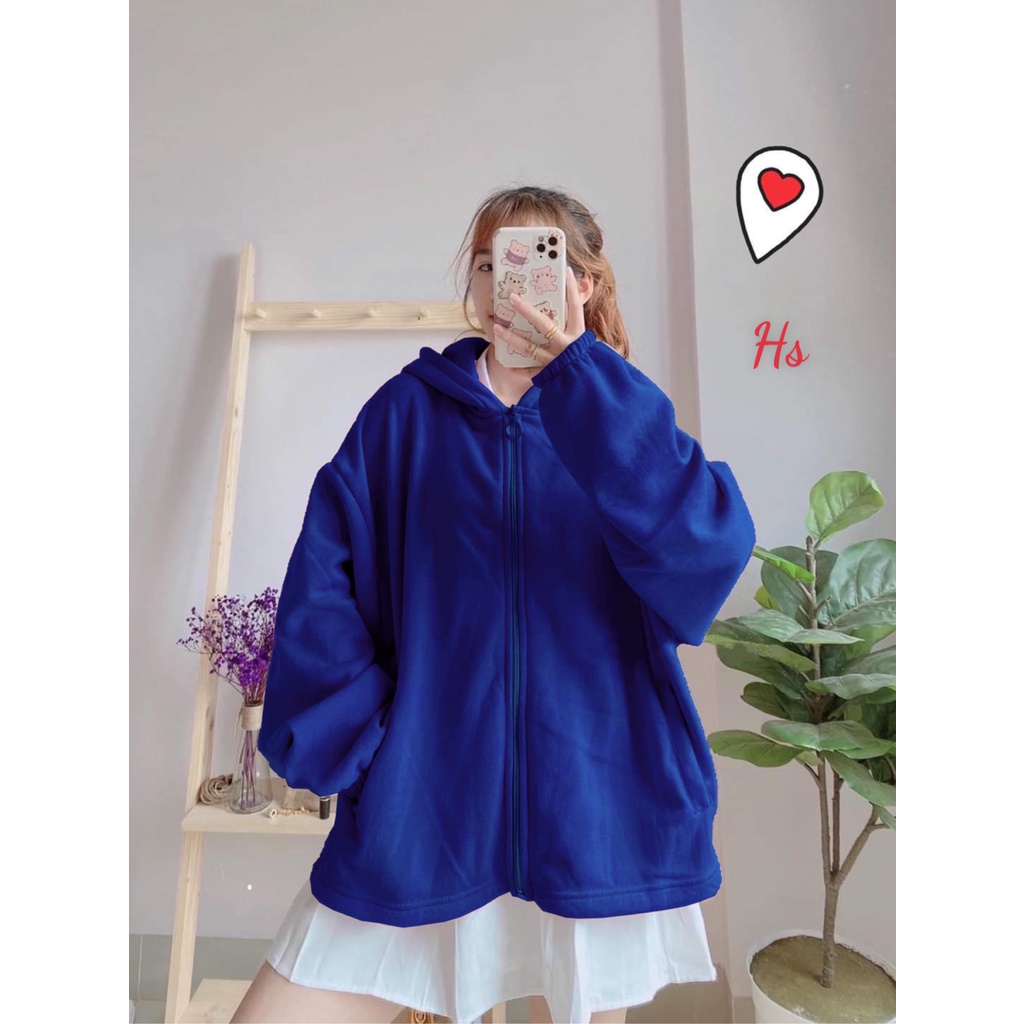 Áo Khoác Nỉ Tay Phồng Ver 2 Chất Liệu Nỉ Trơn Dày Mịn Wild.Goute SP000789 | BigBuy360 - bigbuy360.vn