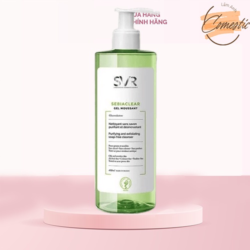 Sữa Rửa Mặt SVR 400ml Gel Rửa Mặt SVR Sebiaclear Gel Moussant