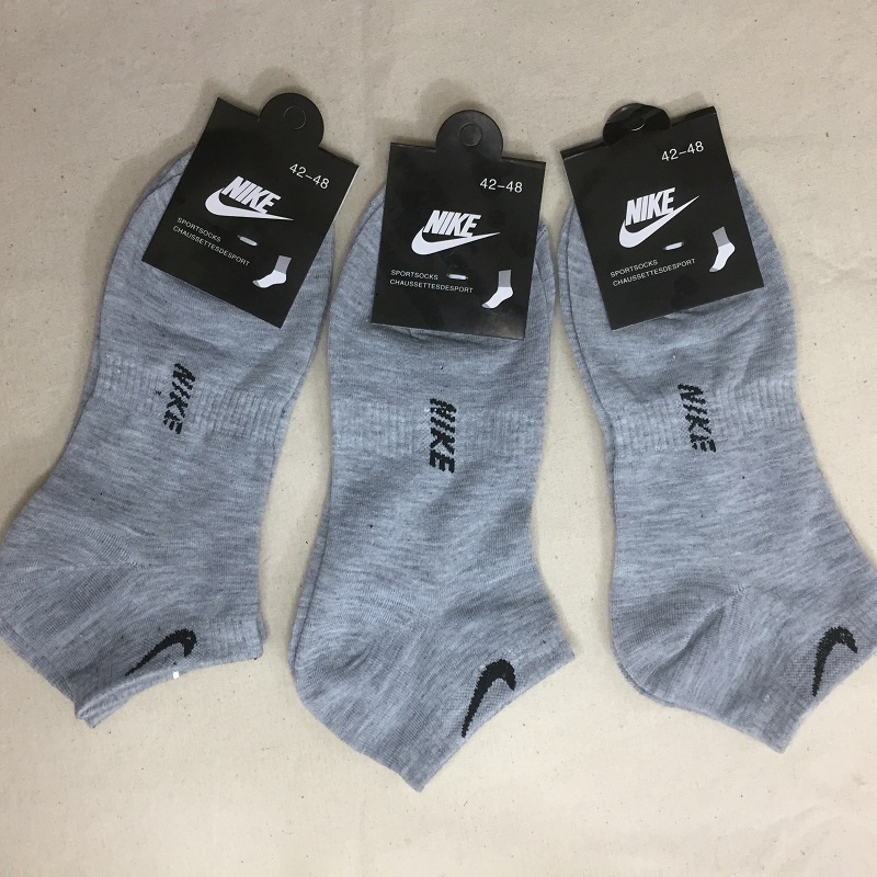 Tất vớ Nike dệt kim nam cổ ngắn phong cách thể thao cao cấp chống hôi chân 100% Cotton mềm không xù