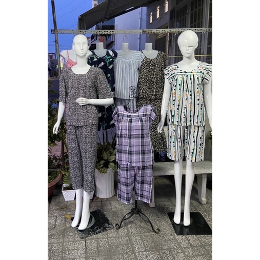 Đồ bộ trung niên, đồ bộ mặc nhà, lửng nữ H&L