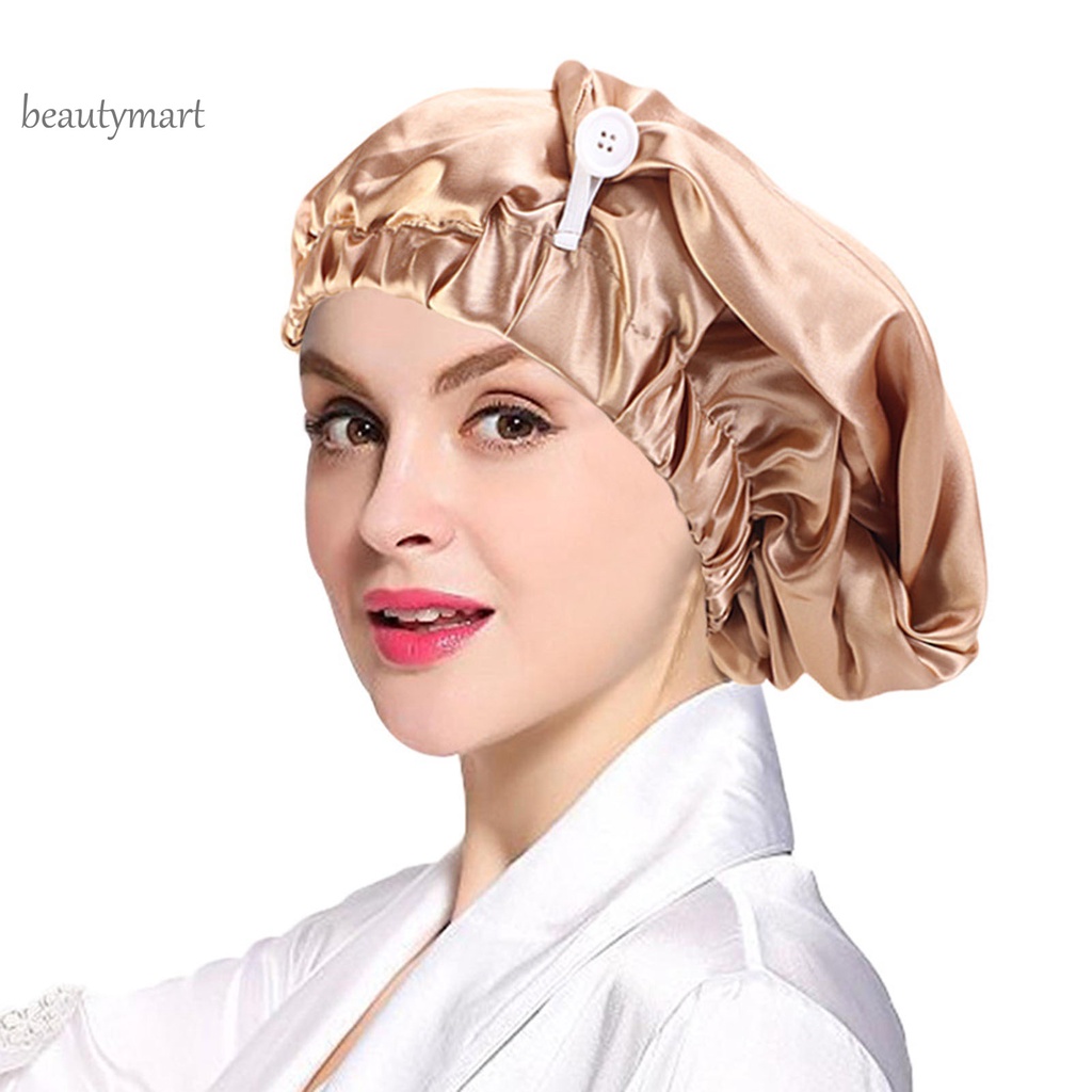 Khăn quấn chăm sóc tóc khi ngủ bằng lụa satin cho nữ