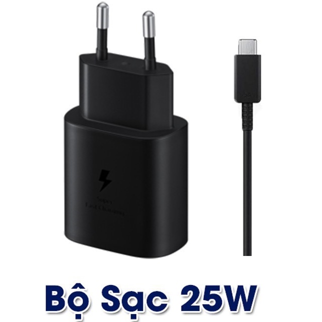Bộ sạc siêu nhanh Samsung 25W zin chính hãng Note10 Note10plus Note20 A70 A71 A80 A90 S20 S20+ S20Ultra