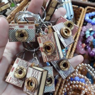 Móc khóa máy ảnh gỗ Đà Lạt