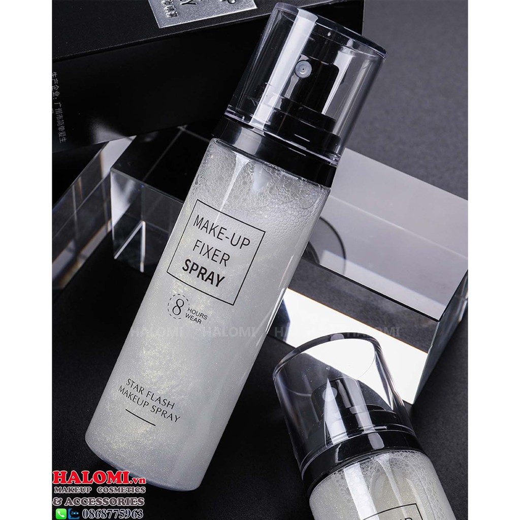 XỊT KHÓA NỀN MAKEUP FIXER SPRAY GIỮ CHẶT LỚP TRANG ĐIỂM MAKEUP 100ml CHÍNH HÃNG HALOMI