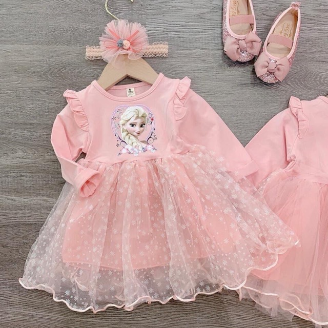 Váy elsa cho bé iu