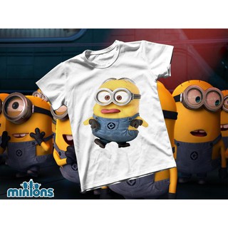 Áo thun Cotton Unisex - Movie - Minions - Minion lêu lêu
