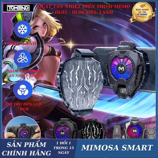 Quạt tản nhiệt điện thoại MEMO DL05 - DL06 - FY01 , máy làm lạnh , làm mát , sò siêu lạnh , hiện nhiệt độ , mimosa