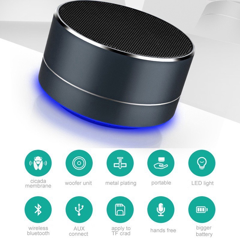 Loa bluetooth không dây âm thanh nổi HD chất lượng cao cho điện thoại / máy tính xách tay