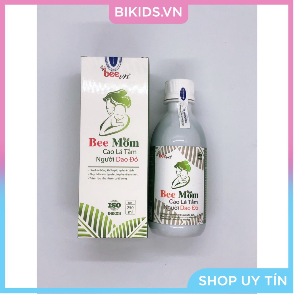 Cao tắm lá người dao đỏ Bee Mom 250ml
