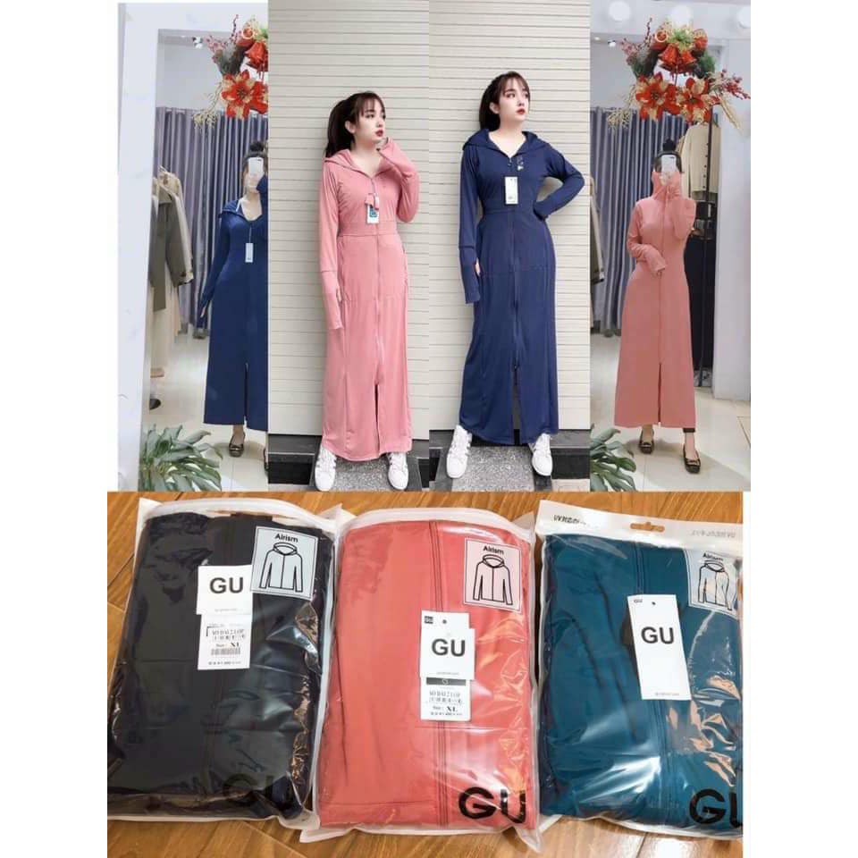 [Hàng xuất dư loại 1]Áo chống nắng GU 2 lớp toàn thân mẫu mới 2021 siêu hot | BigBuy360 - bigbuy360.vn