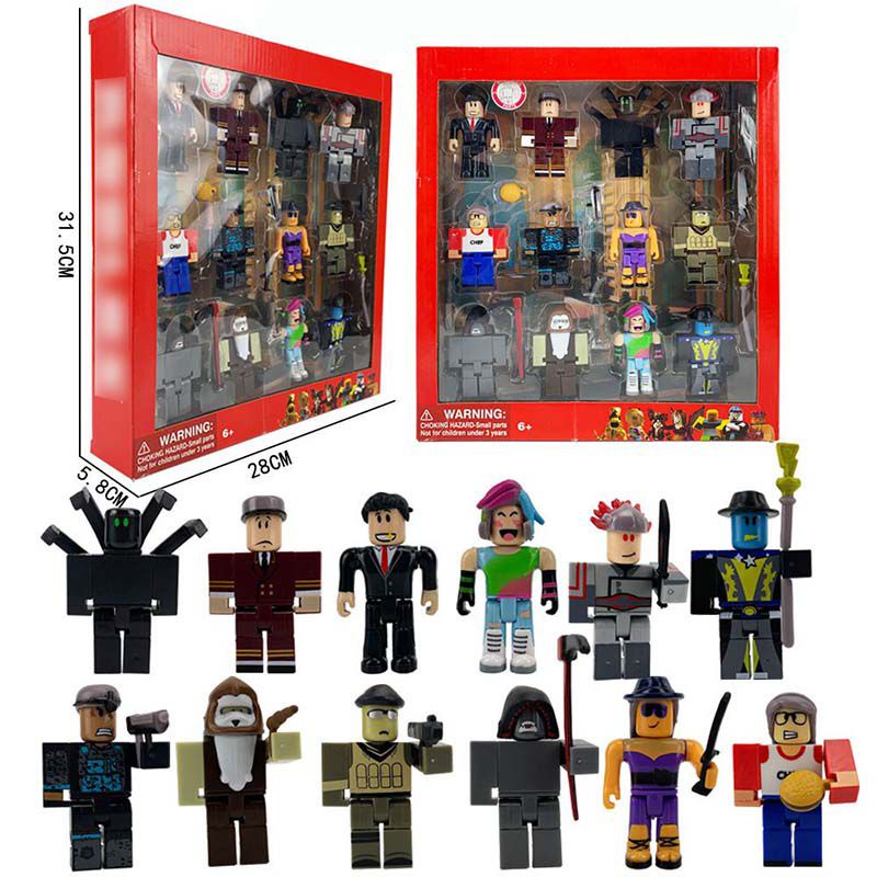Mô hình đồ chơi nhân vật hoạt hình ROBLOX bằng PVC làm quà tặng giáng sinh cho bé