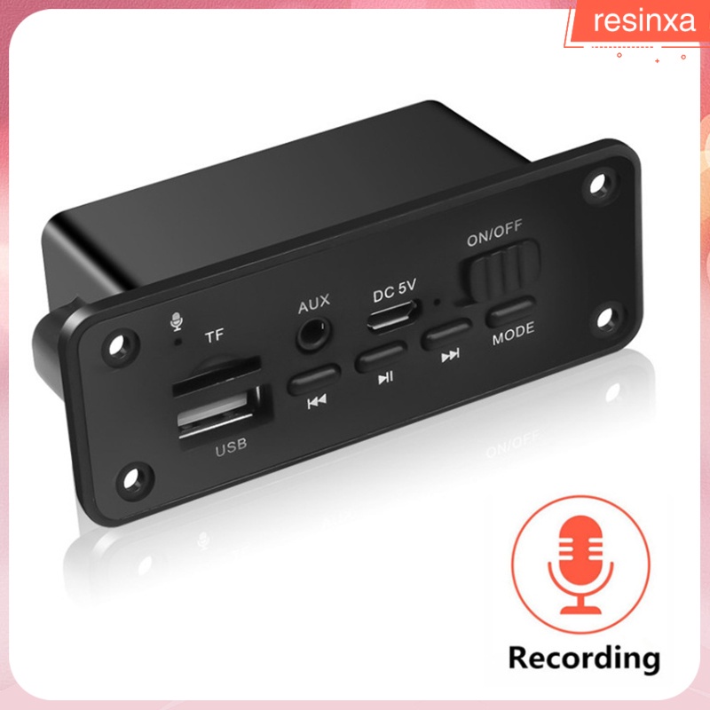 Bảng Mạch Giải Mã Âm Thanh Mp3 5v Aux Hỗ trợ MP3 USB Chức năng Thẻ TF Phụ kiện，với Bộ khuếch đại công suất Bộ khuếch đại công suất 2 x 3W，Công cụ phụ kiện mô-đun bảng mạch giải mã đầu phát