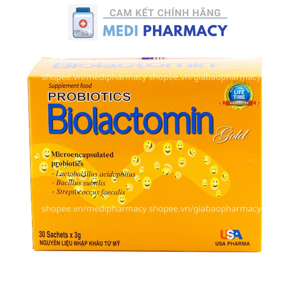 Cốm Bilolactomin Gold cân bằng hệ tiêu hóa, giảm táo bón, hỗ trợ ăn ngon