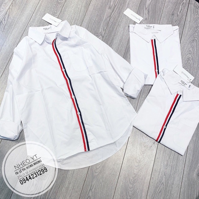 Áo sơ mi viền 3 loại kèm ảnh thật
