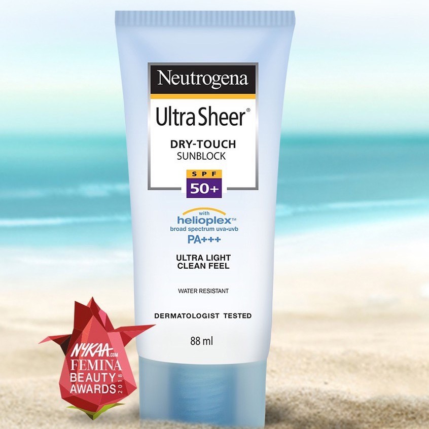 Kem Chống Nắng NEUTROGENA khô thoáng - NEUTROGENA Ultra Sheer Dry Touch Sunblock SPF 50 PA+++ 88mL