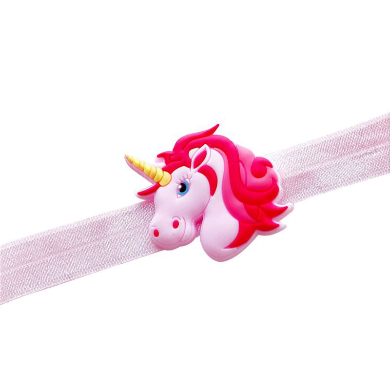 Bộ 3 Băng Đô Hoa Và Kỳ Lân Phối Ruy Băng Và Ren Dễ Thương Cho Bé Gái