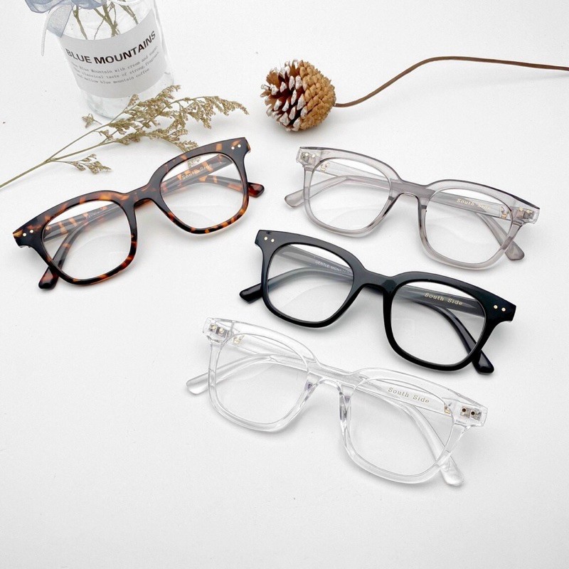 [❌ẢNH THẬT + VIDEO ❌] Gọng Kính Cận Hàn Quốc Chữ V Tròng Trắng 0 Độ - Kính Mát 0 Độ Chữ v Thời Trang Nam Nữ