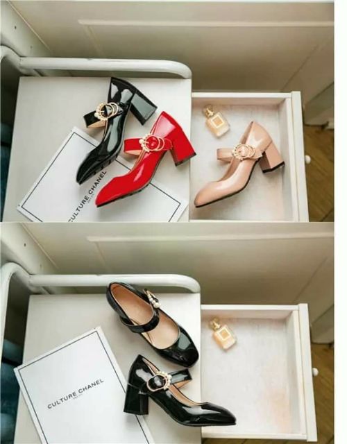 Giày cao gót cho bé gái cao 6p