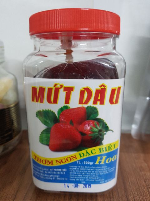 Mứt dâu Đà Lạt 500g-date 2022