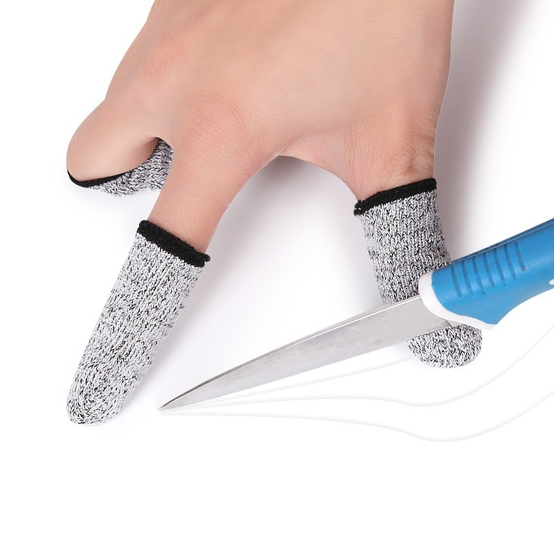 Set 2 Găng Tay Bảo Vệ Ngón Tay Chống Cắt Dùng Khi Làm Việc