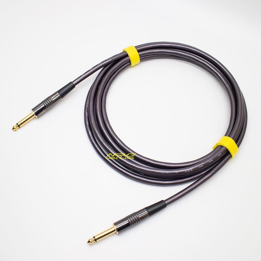 Dây Jack 6.5 6Ly Góc Vuông Chữ L, loại tốt Liton USA, dài 0.8met-1.5met-3met-5met-8met-10met, 1/4inch TS cable.