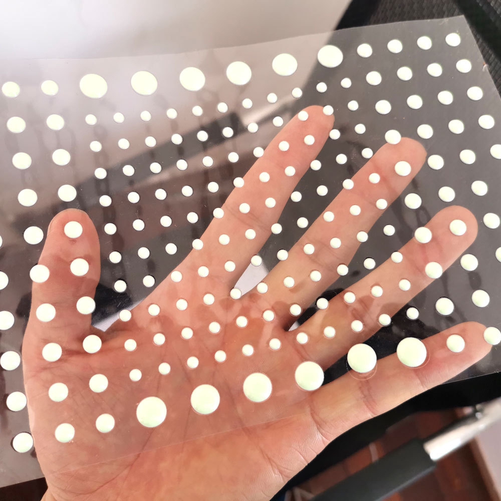 Nhãn Dán Tường Hình Ngôi Sao Hiệu Ứng Dạ Quang