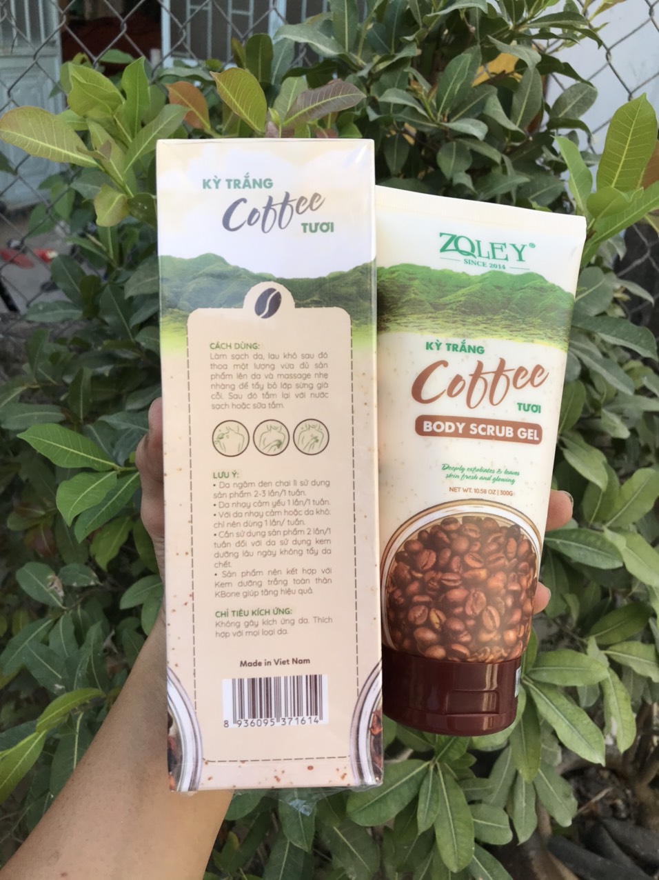 [Ảnh thật] Tẩy tế bào Zoley-Cafe Tươi300gr