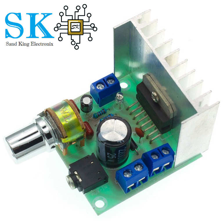 Bảng Mạch Khuếch Đại Âm Thanh Kỹ Thuật Số Kênh Kép TDA7297 AC/DC 12V 2x15W 15W+15W