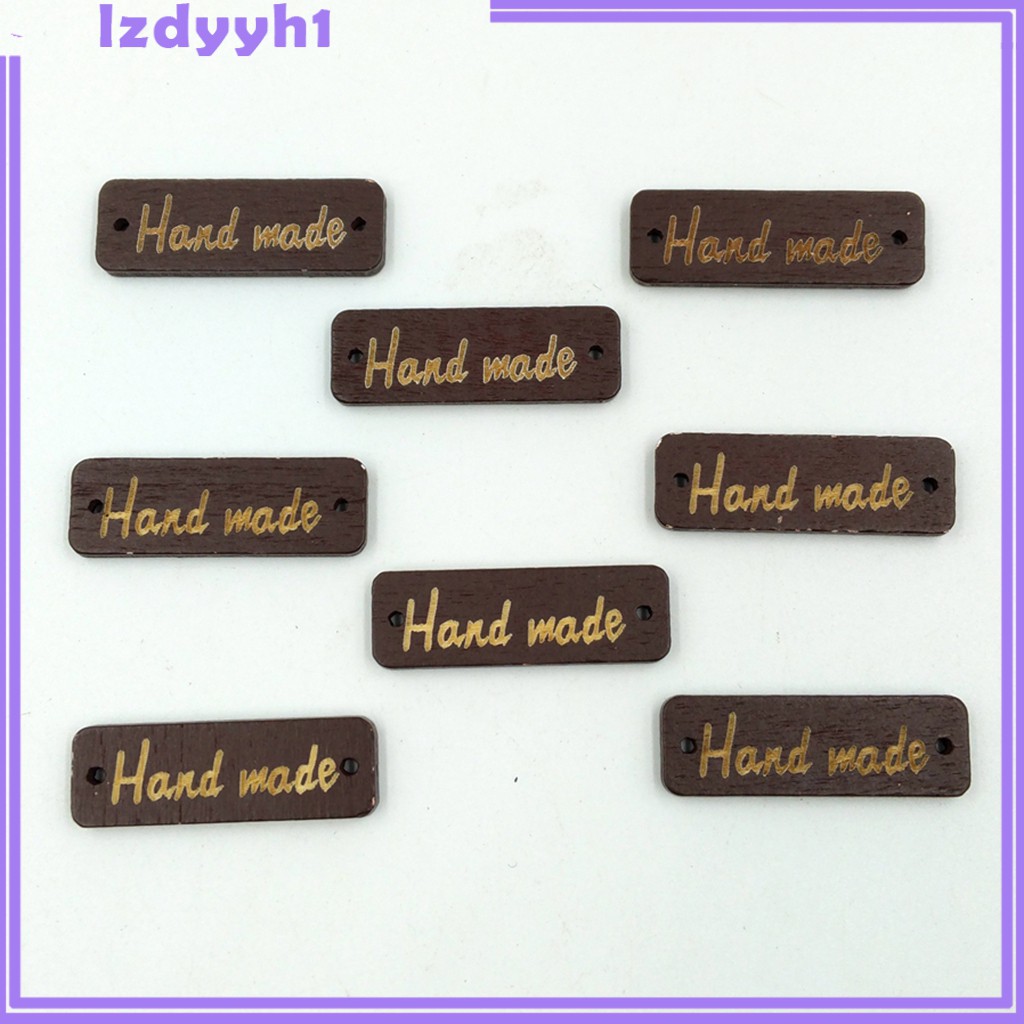 Set 50 Nút Gỗ 30mm Trang Trí Sổ Tay Diy