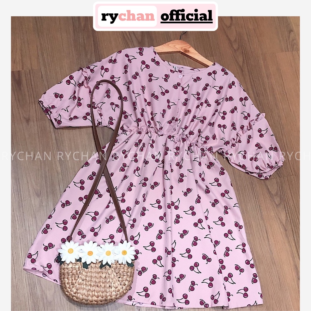 [ẢNH THẬT CUỐI] DX800 - Đầm Xòe Babydoll Cherry 2 Màu