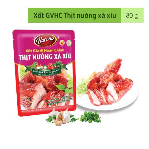 Xốt Gia Vị Hoàn Chỉnh BARONA - Thịt Nướng Xá Xíu 80g | BigBuy360 - bigbuy360.vn
