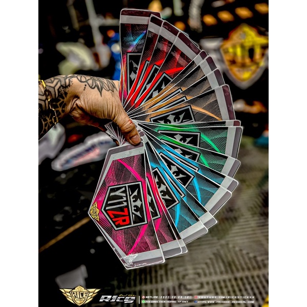 Tem dán đầu Si hello Rice Decal Y11 zr