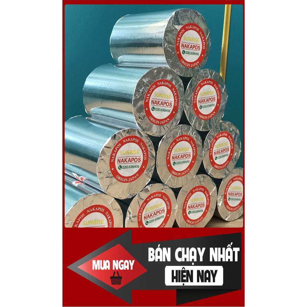 GIẤY INBILL NHIỆT  K80 PHI 65MM(K80X65M)-DÙNG CHO CÁC MÁY K80M