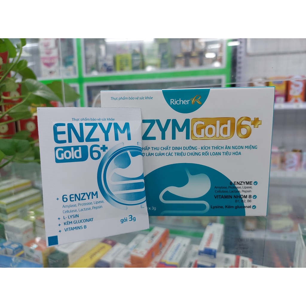 Enzym Gold 6+ - men tiêu hóa giúp trẻ ăn ngon, kích thích hệ tiêu hóa tăng hấp thu dưỡng chất