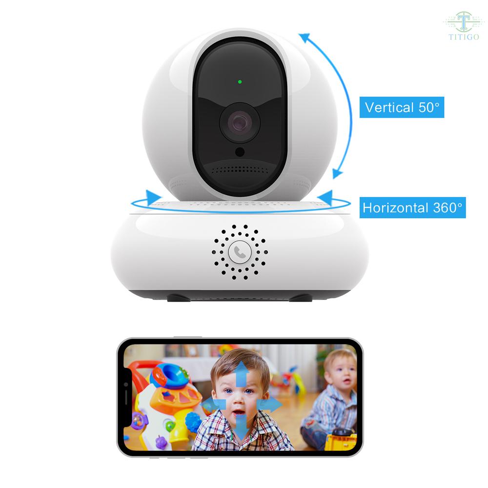 Night-Vision Wireless Securitys Camera 2 Million High Definition Network Monitoring One-touch Calling 360 Degree Panoramic 3D Navigation Camera