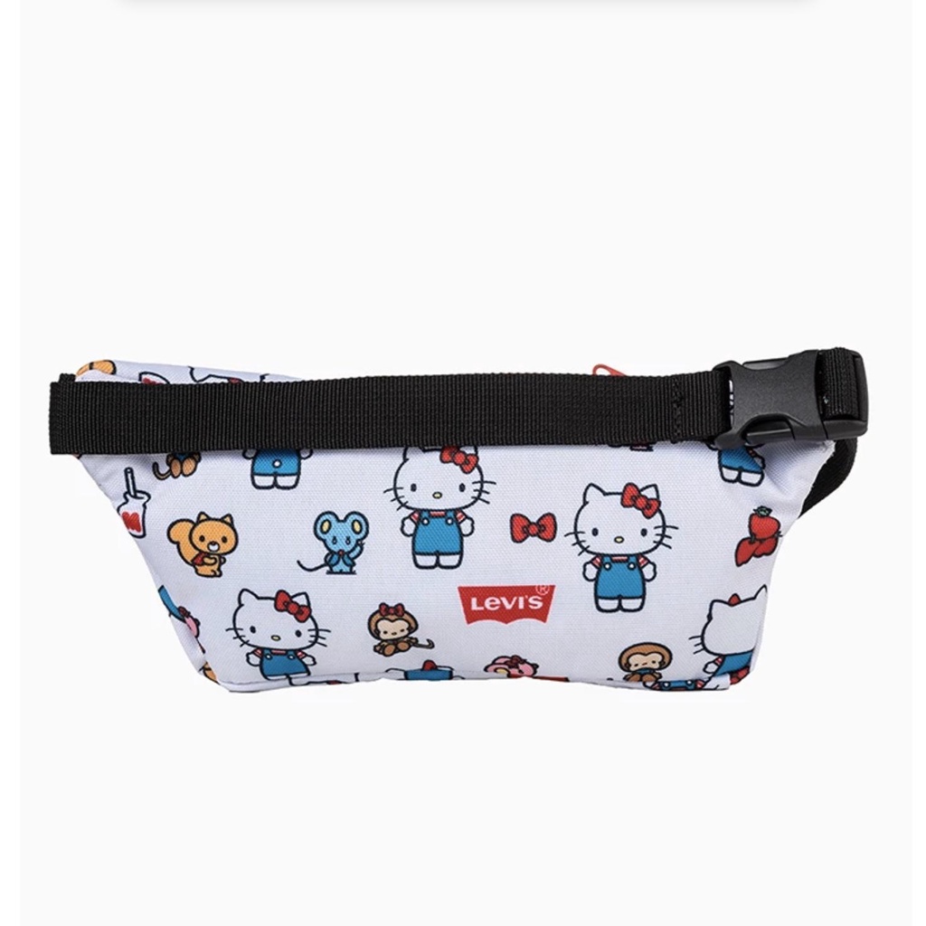 Levis Túi Đeo Chéo Hình Hello Kitty Xinh Xắn Cho Nữ