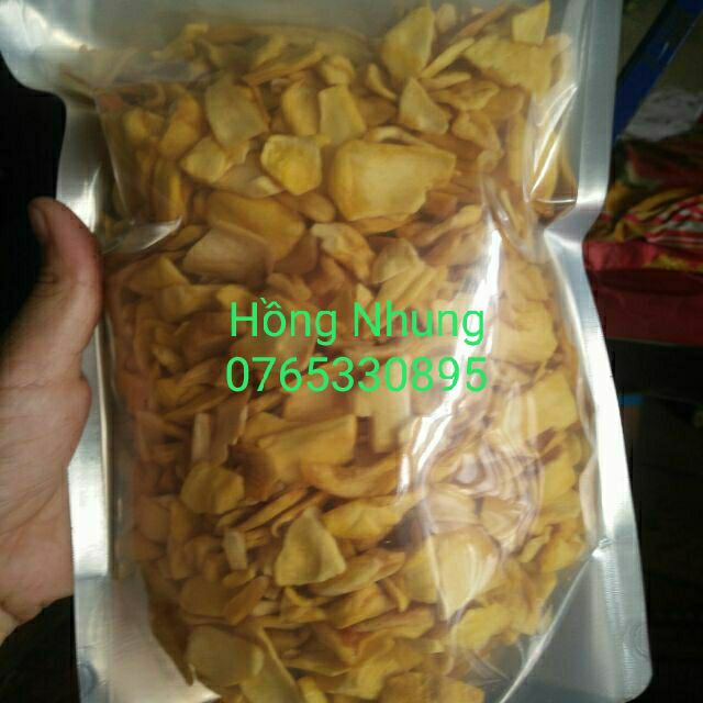 [Mã 77FMCGSALE1 giảm 10% đơn 250K] Mít sấy hàng vụn (túi 500g)